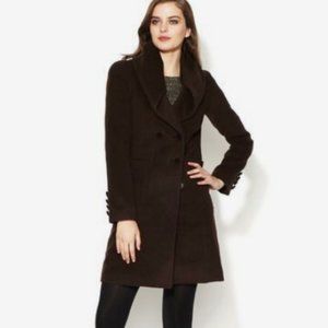 Perfect Formal Coat - NWOT - Wool Eryn Brinie Brown Coat - S/XS